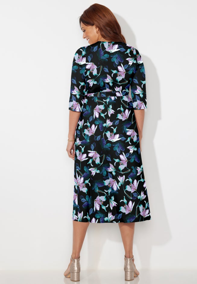 Easy Faux Wrap Dress image number 1