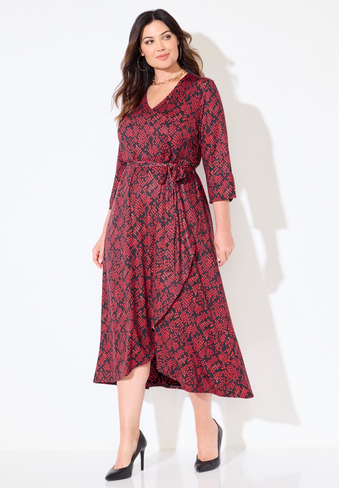 Easy Faux Wrap Dress image number 0