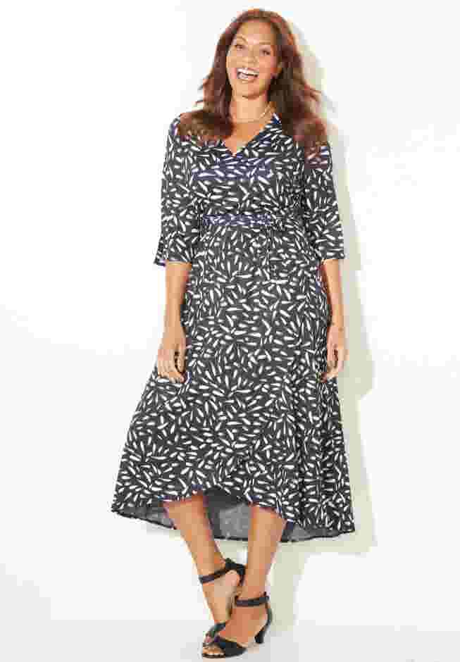 Easy Faux Wrap Dress image number 0