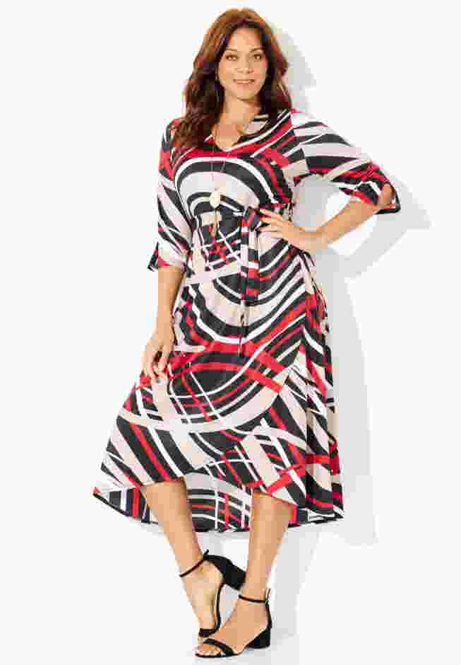 Easy Faux Wrap Dress image number 0
