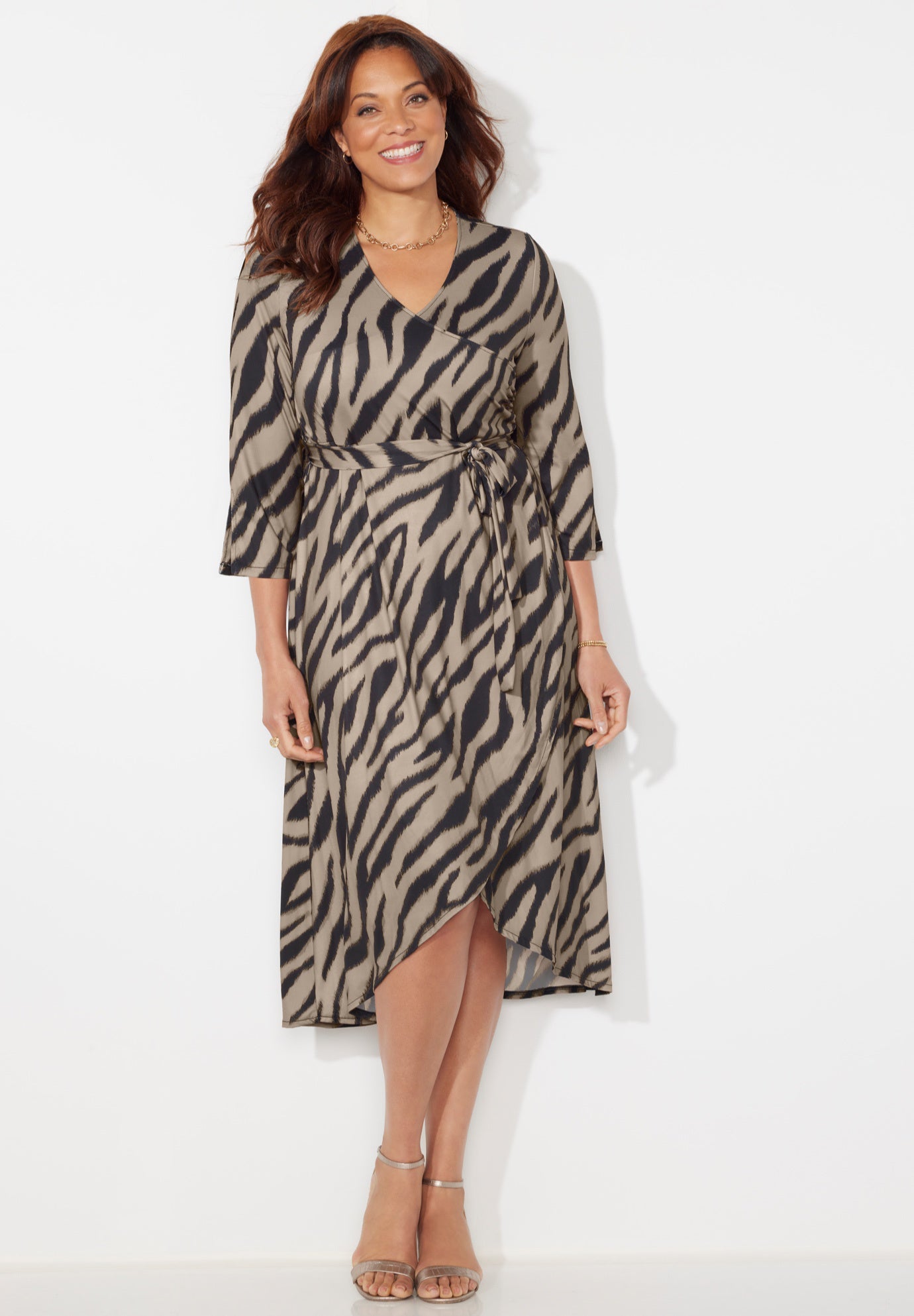 Easy Faux Wrap Dress image number 0