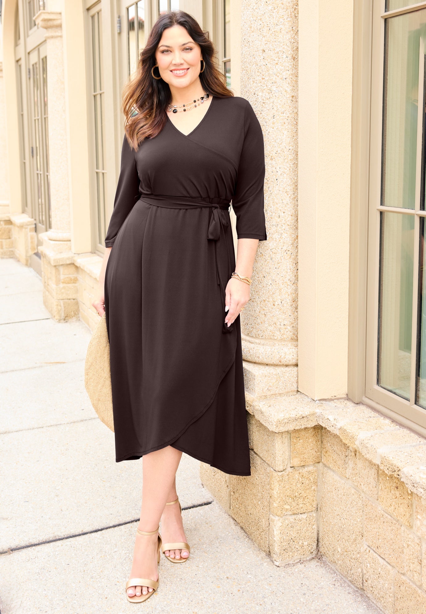 Easy Faux Wrap Dress image number 0