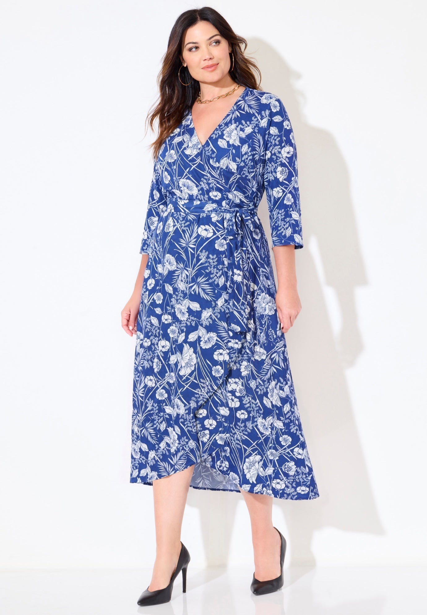 Easy Faux Wrap Dress image number 0