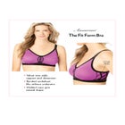 Seamless Velvet Trim Support Bra image number null