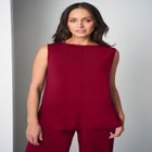 Belted 4-Piece Stretch Knit Wardrober image number null