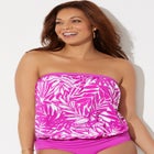 Bandeau Blouson Tankini Top image number null