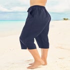 Taslon&reg; Cover Up Capri Pant image number null