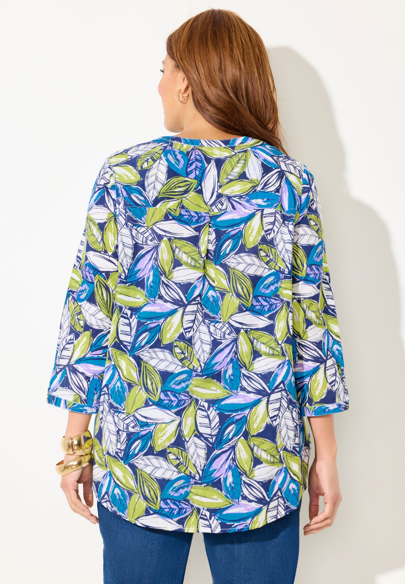 Pintuck Buttonfront Blouse image number 1