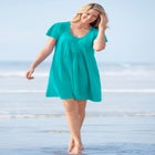 Box-Pleat Cover Up image number null