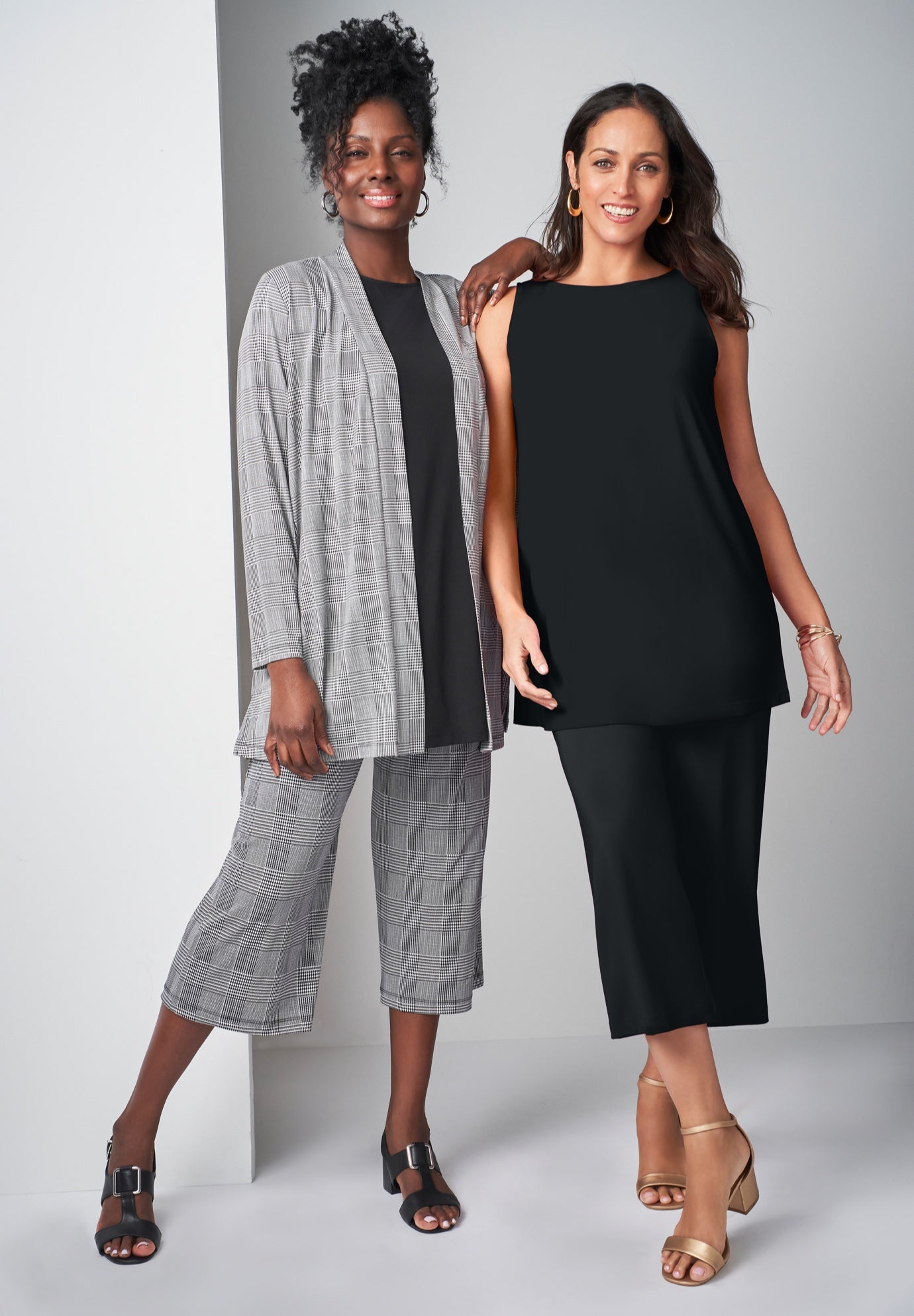 Stretch Knit Open Front Knit Topper image number 4