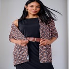 Stretch Knit Open Front Knit Topper image number 0