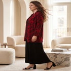 Stretch Knit Open Front Knit Topper image number 2