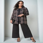 Stretch Knit Open Front Knit Topper image number 0