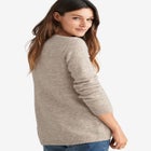 Button Trim Pullover Sweater image number null