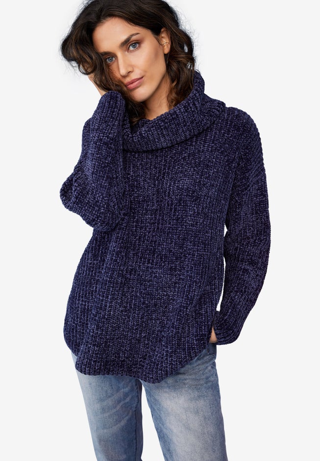 Chenille Turtleneck Sweater image number 1