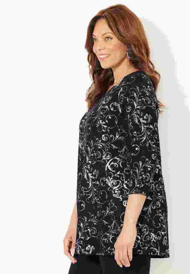Black Label Keyhole Tunic image number 2