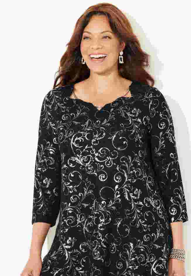 Black Label Keyhole Tunic image number 3