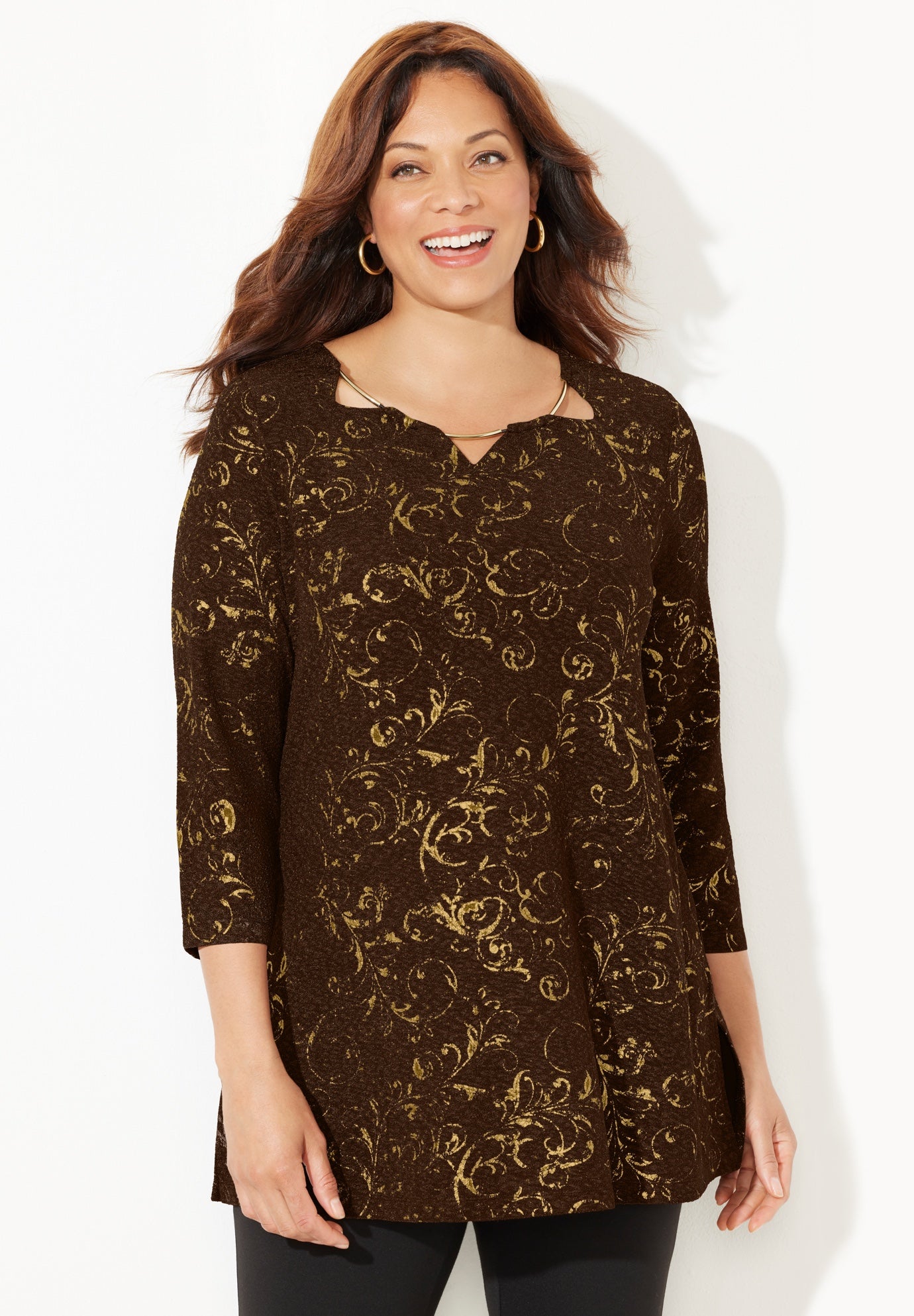 Black Label Keyhole Tunic image number 0