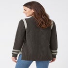 Side Stripe Mockneck Sweater image number 1