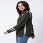 Side Stripe Mockneck Sweater image number 2