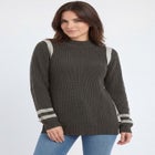 Side Stripe Mockneck Sweater image number 0