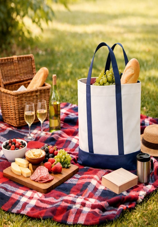 Tote Bag With Free Throw image number 7