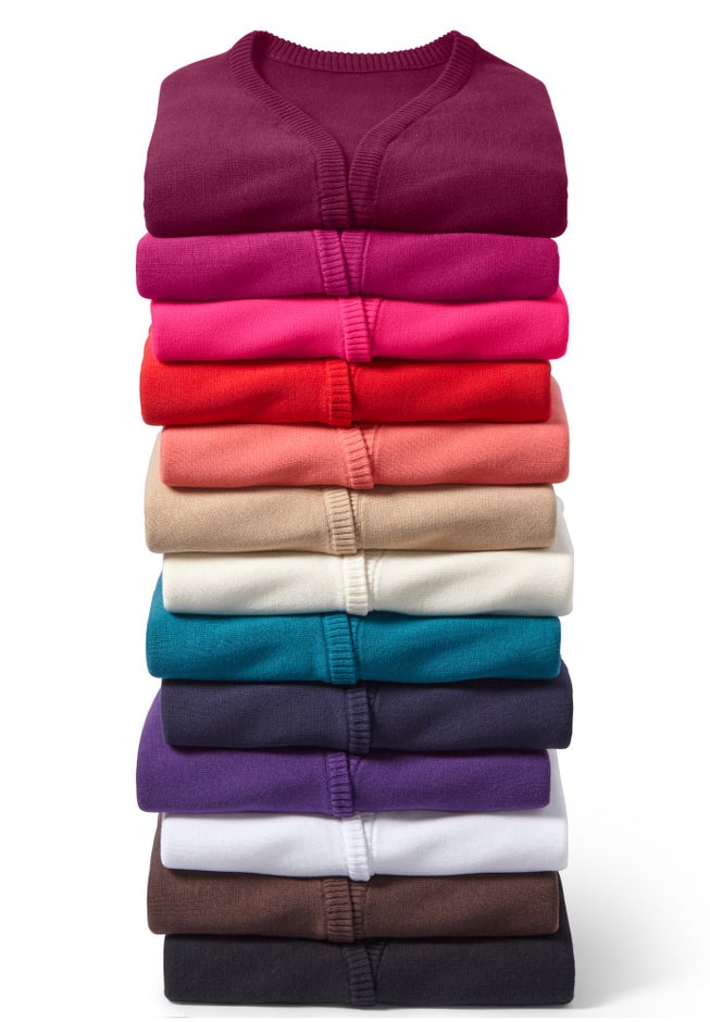 Rib Trim Cardigan Shrug image number 3