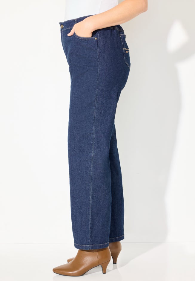 Right Fit® Curvy Wide Leg Jean image number 2