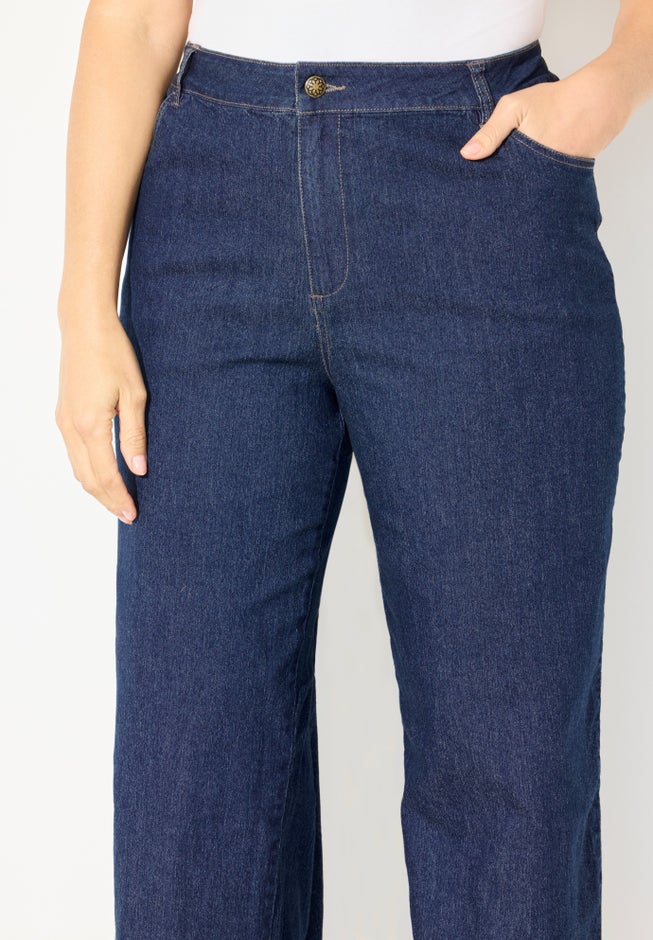 Right Fit® Curvy Wide Leg Jean image number 3