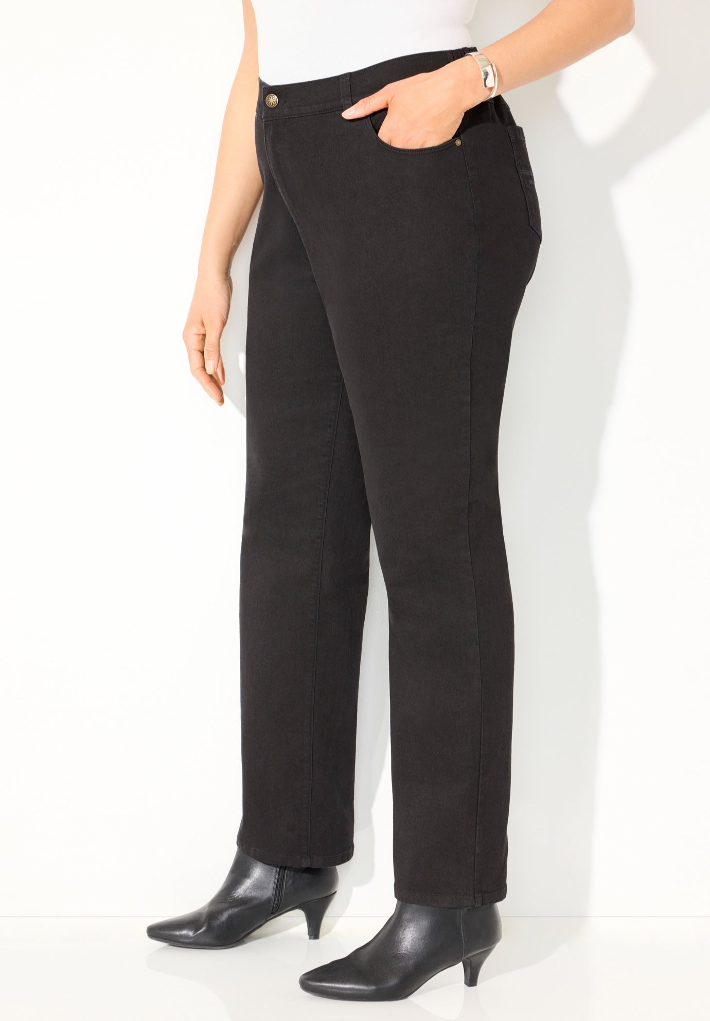 Right Fit&reg; Curvy Wide Leg Jean image number 2