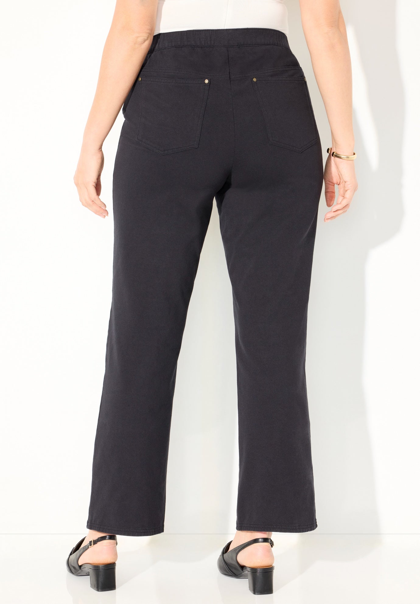 The Wide Leg Knit Jean image number 1