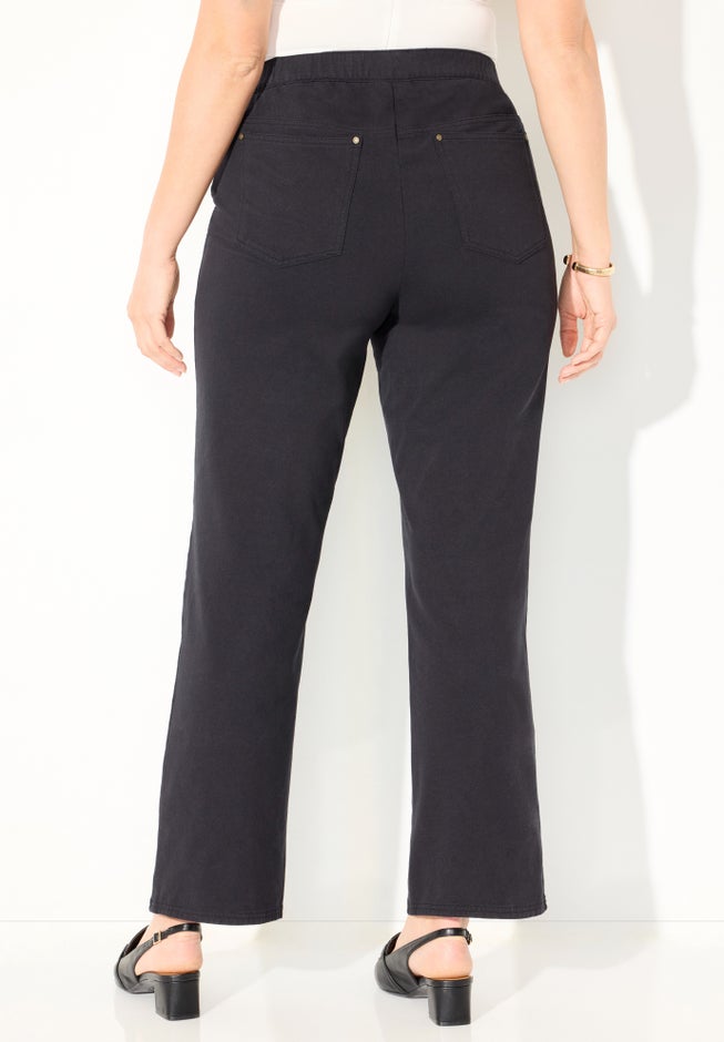 The Wide Leg Knit Jean image number 1