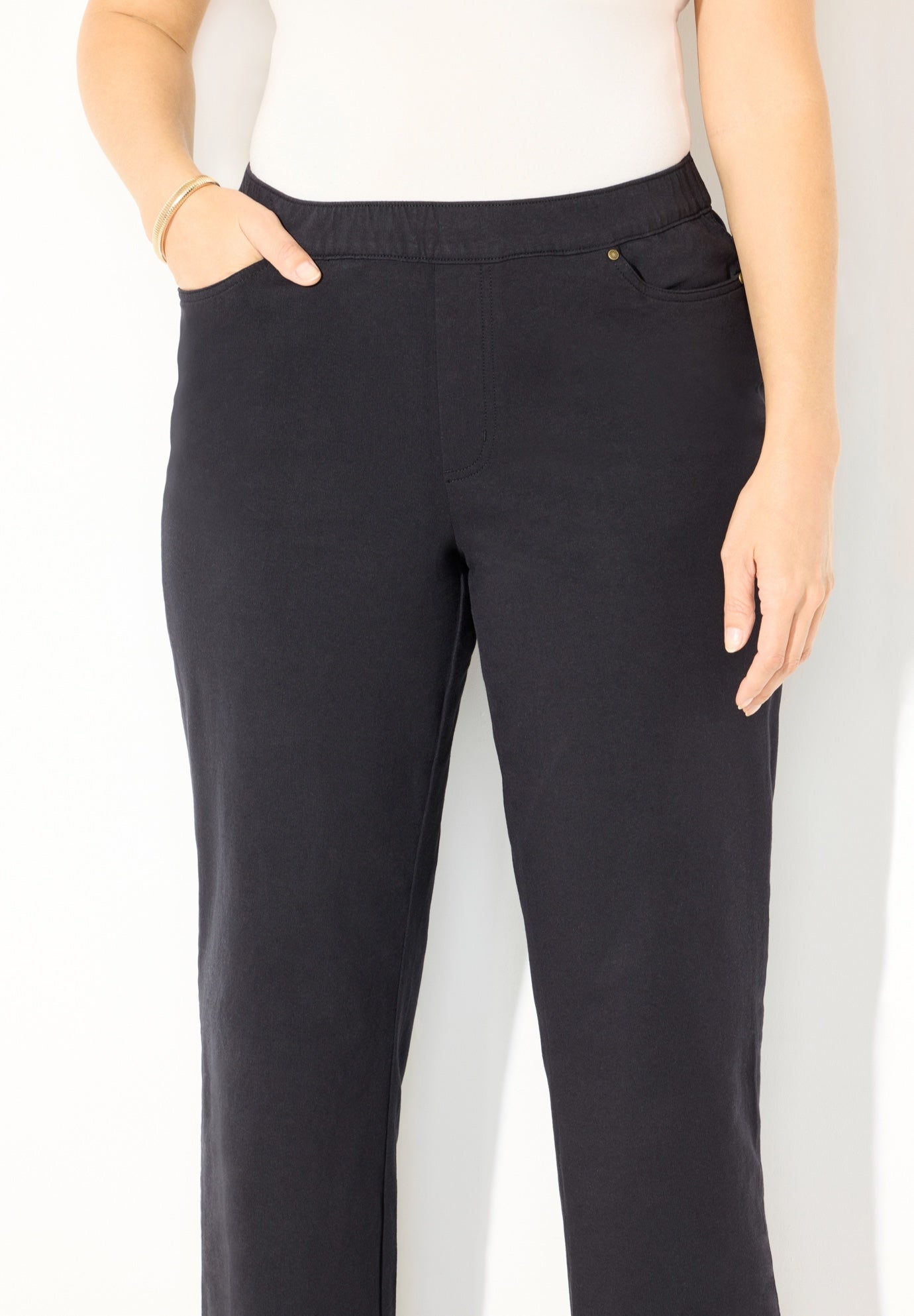 The Wide Leg Knit Jean image number 3