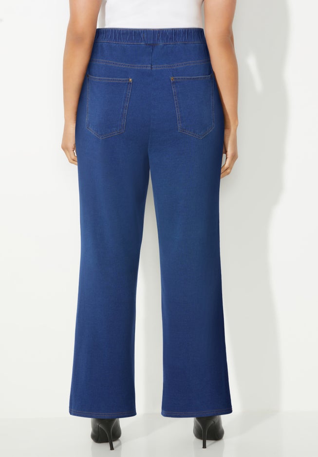 The Wide Leg Knit Jean image number 1