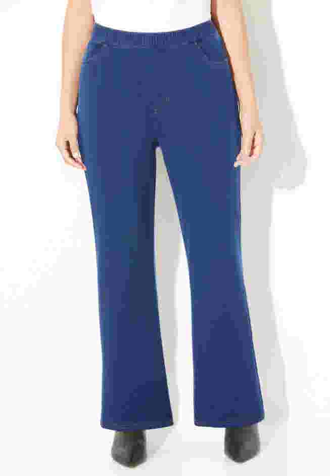 The Wide Leg Knit Jean image number 0