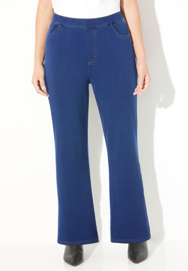 The Wide Leg Knit Jean image number 0