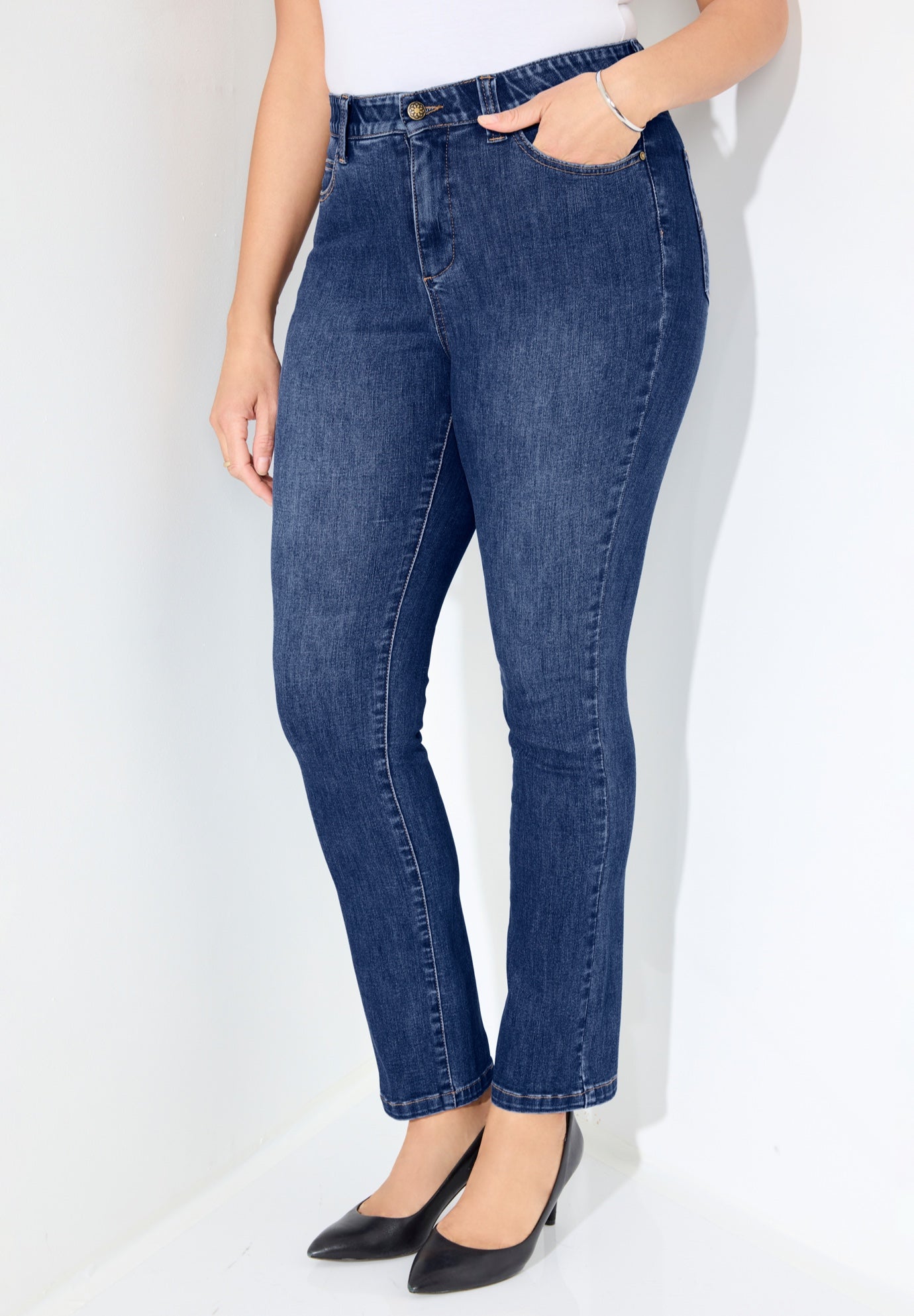 Synergy Slimming Straight Leg Jean image number 0