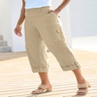 Plus Size Convertible Cargo Pants image number null