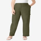 Plus Size Convertible Cargo Pants image number null