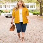 Embroidered Buttonfront Tunic image number null