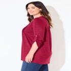 Impossibly Soft Half-Button Swing Top image number null