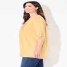 Impossibly Soft Half-Button Swing Top image number null