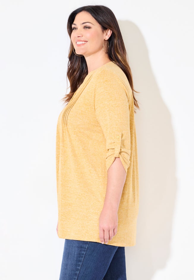 Impossibly Soft Half-Button Swing Top image number 2