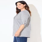 Impossibly Soft Half-Button Swing Top image number null