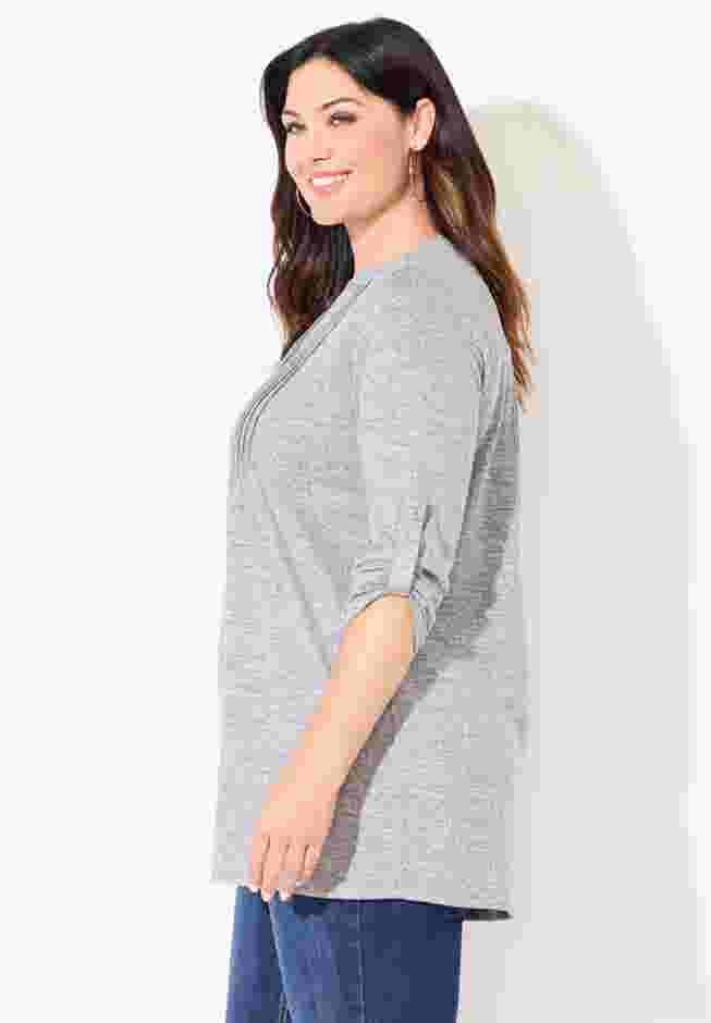 Impossibly Soft Half-Button Swing Top image number 2