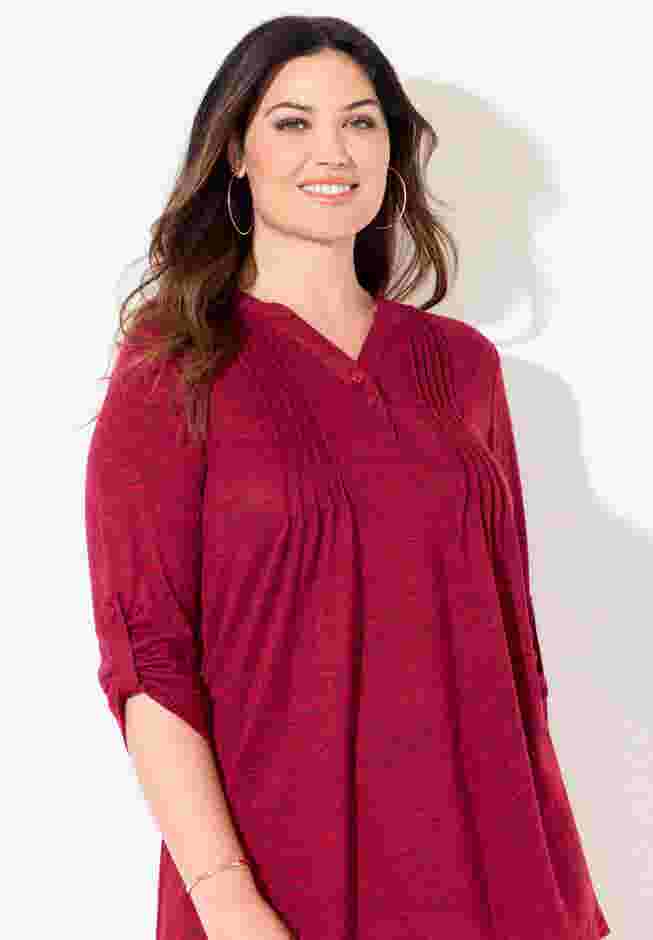 Impossibly Soft Half-Button Swing Top image number 1