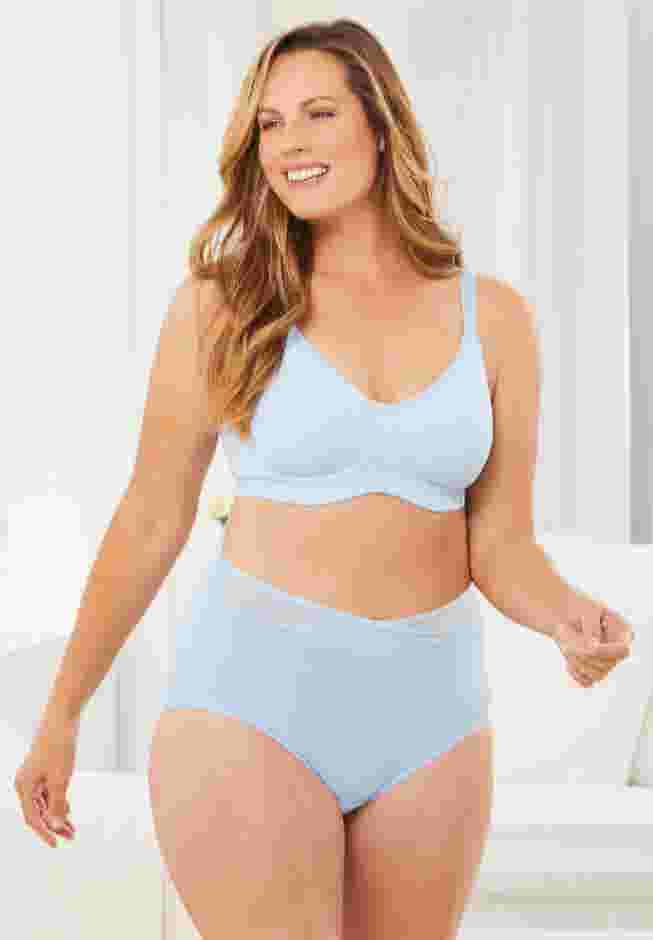 Comfort Choice® Full Coverage Wire Free T-shirt Bra image number 1