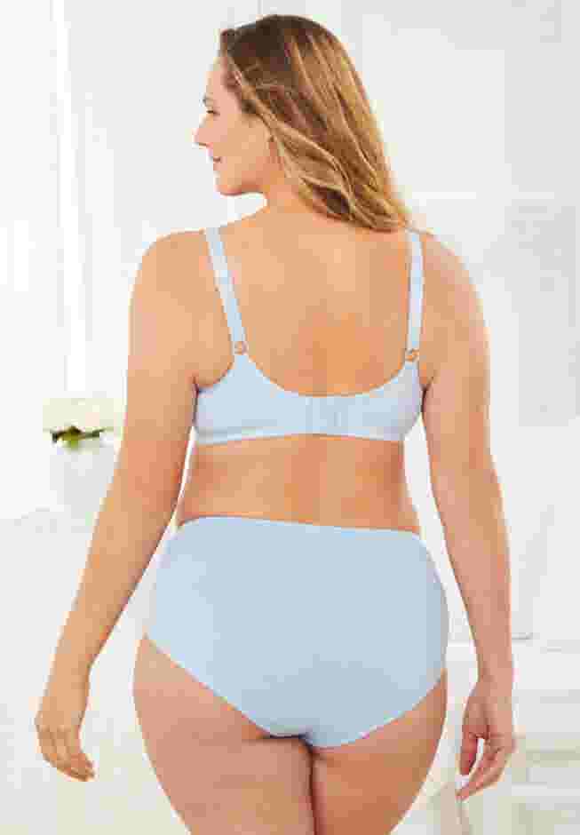 Comfort Choice® Full Coverage Wire Free T-shirt Bra image number 2