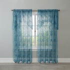 Ella Floral Lace Panel with Attached Valance image number null