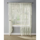 Ella Floral Lace Panel with Attached Valance image number null